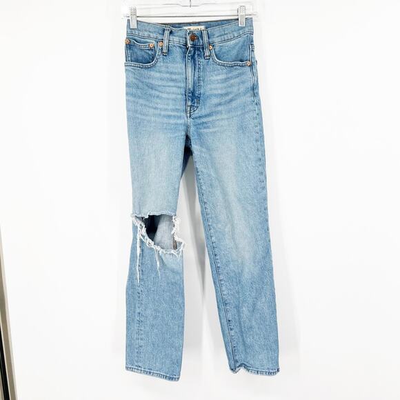Madewell Denim - Madewell The Perfect Vintage Straight Jeans in Reinhart Wash
